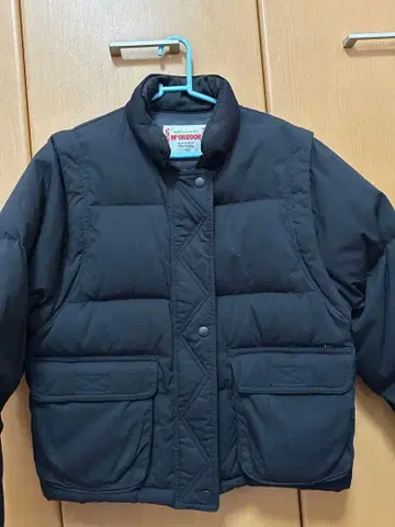 McGREGOR 블랙 다운 자켓 M