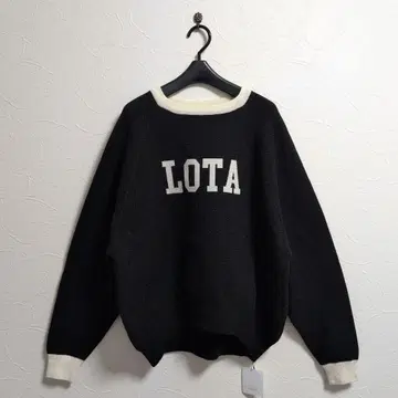 cloche 크로셰 로고 니트 스웨터 미사용 새상품