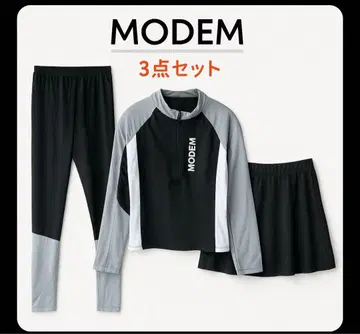 MODEM 3종 세트 상의, 레깅스, 스포츠 스커트