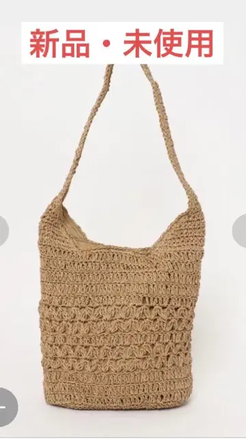 RODESKO 로데스코 원 핸들 시스루 패턴 토트백