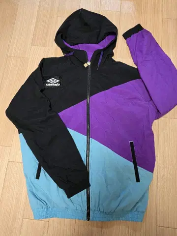 UMBRO 나일론 자켓 파랑 보라색 블랙 남녀 공용 S 사이즈