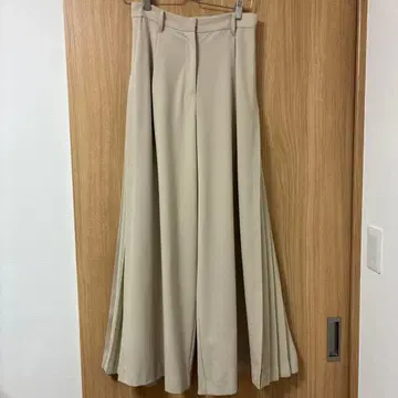 CLANE 플레어 스커트 사이드 플리츠