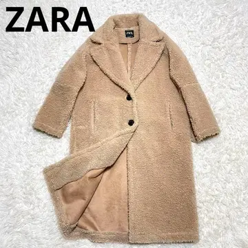 [ 레어 사이즈 ] ZARA 자라 테디베어 롱 보아 코트 사이즈 S