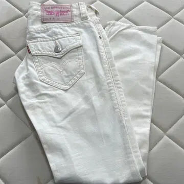 리바이스 LPCL01-101 911 화이트 스키니 청바지