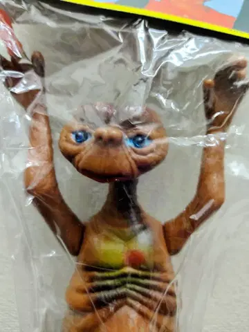 쇼와 레트로 당시물 ET 소프트 비닐 괴수 우주인 몬스터