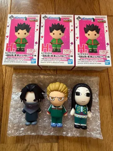 HUNTER x HUNTER H상 피규어 3체 세트