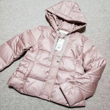 레스 빠세 카라바리 숏 다운 코트 코랄 핑크 택 포함 미사용