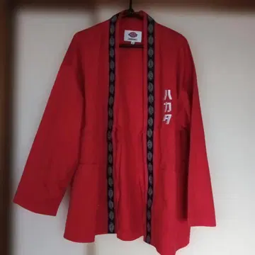 디키즈 빨간색 하카타 문자 캐주얼 자켓 하피