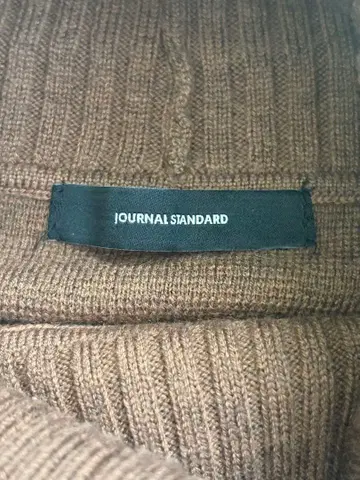 JOURNAL STANDARD 브라운 터틀넥 스웨터