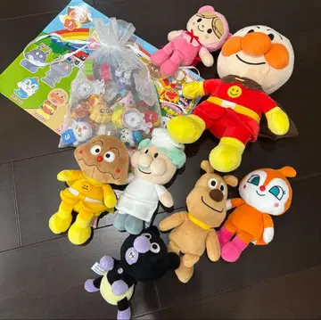 호빵맨 봉제 인형 세트