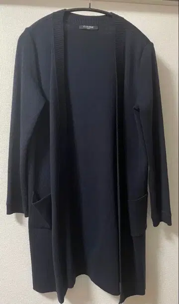 두지엠 클라세 CARINE 네이비 롱 가디건