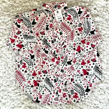 택 포함 새상품 도쿄 디즈니 리조트 이상한 나라의 앨리스 셔츠 L