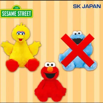 세서미 스트릿 퐁실퐁실 손 인형 엘모 빅버드
