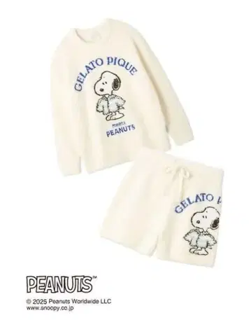 [ 미사용 새상품 ] 젤라또피케 스누피 상하의 셋업