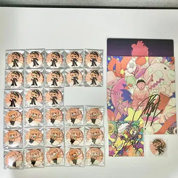 메이짱 캔뱃지 사인