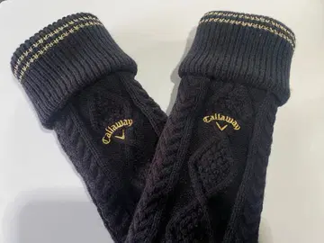 Callaway 레그 워머 블랙 케이블 짜임