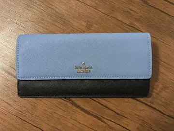 kate spade 이단 접이식 장지갑 파랑과 블랙