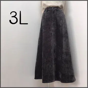 J145 3L 코듀로이 롱 스커트*A라인*기블리 컬렉션