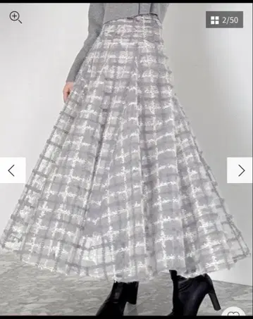 새상품급 dazzlin 코르셋 볼륨 플레어 스커트