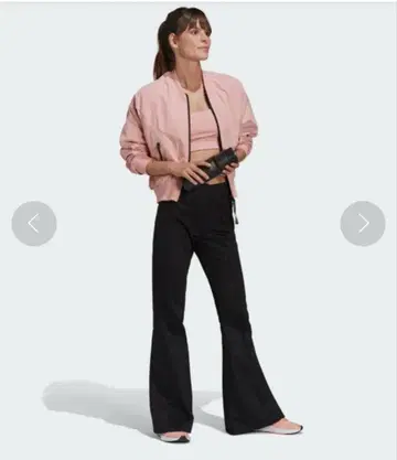 adidas 핑크 봄버 자켓 KARLIE kloss