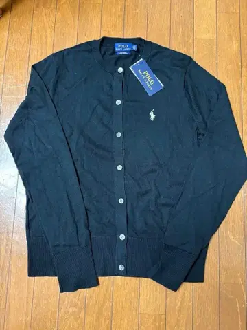 [택 포함 새상품] 랄프 로렌 블랙 가디건