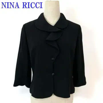 니나리치 프릴 자켓 블랙 트리아세테이트 9 C4964