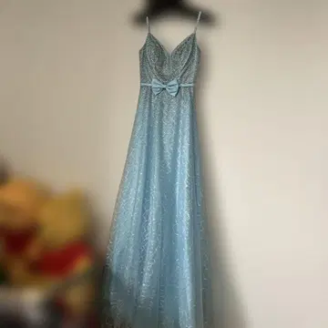 신데렐라 스카이블루 스팽글 장식 드레스 정가 19800엔