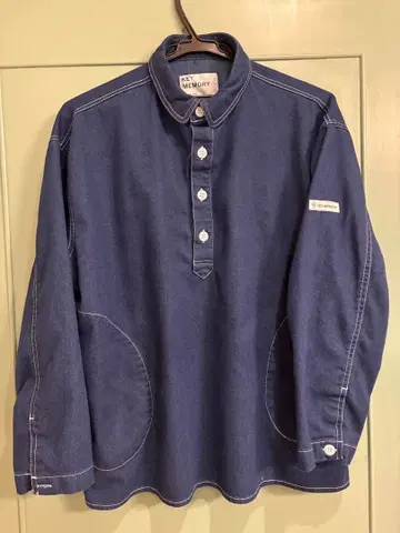 KEY MEMORY 네이비 데님 셔츠 사이즈 1