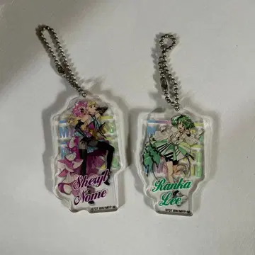 마크로스F 란카 리 셰릴 노움 아크릴 키링 2세트