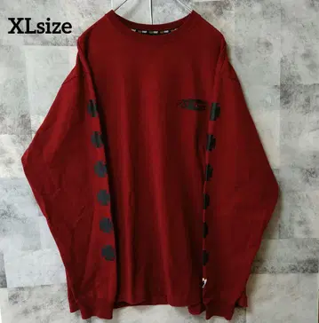 FAT XLsize 롱 슬리브 헤비 웨이트 소매 프린트