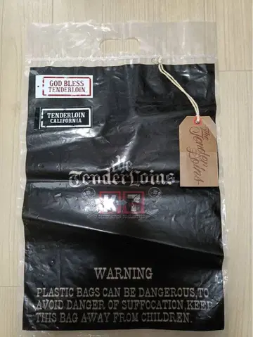 TENDERLOIN 스티커 x 2/쇼핑백/택 세트 판매