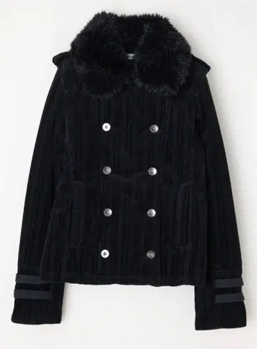 LAGUA GEM 코듀로이 보아 자켓 블랙