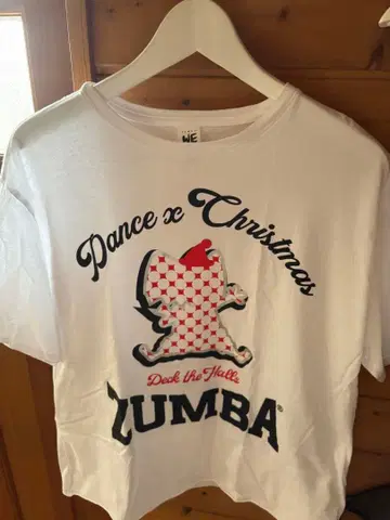 ZUMBA 크리스마스 T셔츠 반팔