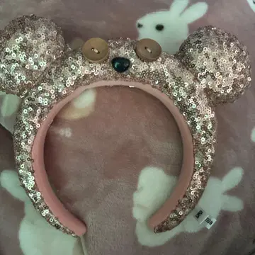 미키형 스팽글 머리띠