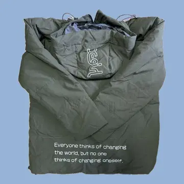 [ 새상품급 ] X-girl 엑스걸 다운 자켓 카키 올리브