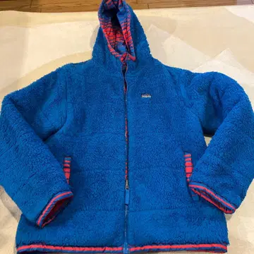 patagonia 플리스 자켓 파랑 리버서블