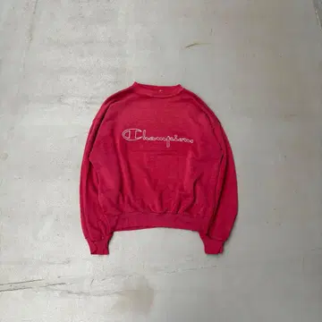 80s champion Euro 로고 와인 레드 맨투맨 트레이닝복