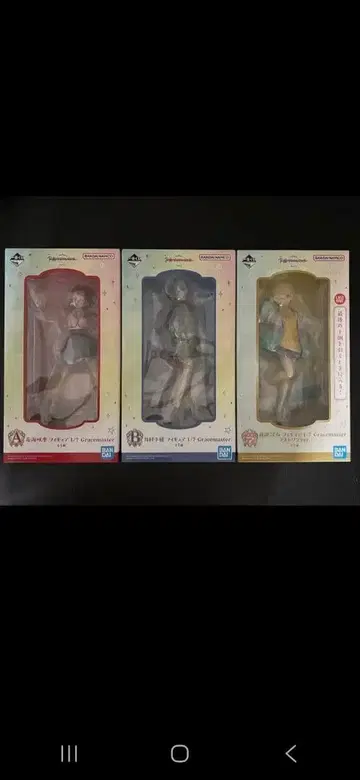 제일복권 학원 아이돌 마스터 part 2 피규어 3체 세트