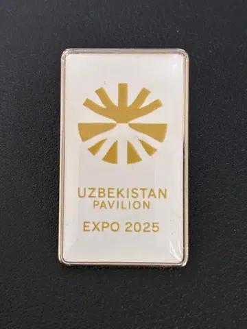 만박 핀 배지 우즈베키스탄 파빌리온 EXPO 2025 간사이 만박