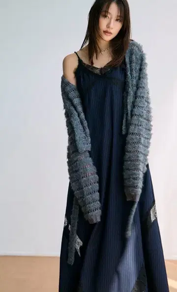 프레이 아이디 레이스 트리밍 슬립 원피스