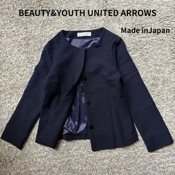새상품급 뷰티&유스 유나이티드 애로우즈 일본제 노카라 자켓