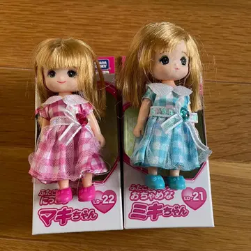 리카짱 인형 2체 세트 묶음 판매 쌍둥이 여동생