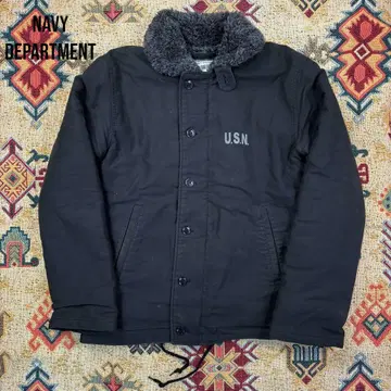 11M457 NAVY DEPARTMENT 블랙 N-1 덱 자켓 M