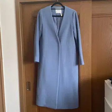 LAGUNAMOON 노카라 롱 코트 라이트 블루