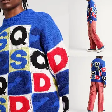 DSQUARED2 디자인 니트 스웨터 사이즈 L