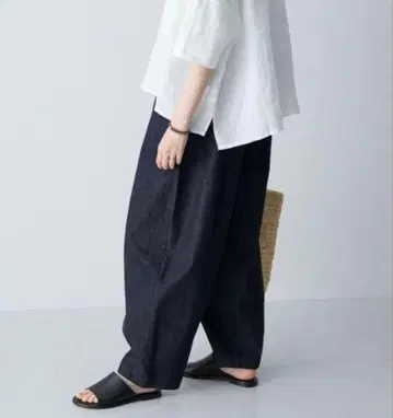 카구레 데님 볼륨 팬츠 새상품급 2025SS