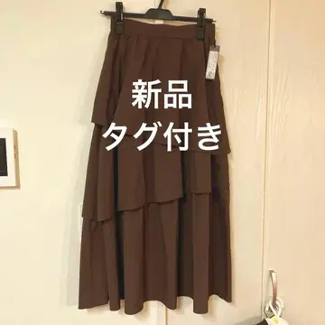 새상품 프릴 스커트 맥시 스커트 밴야드 스톰 SCOTCLUB