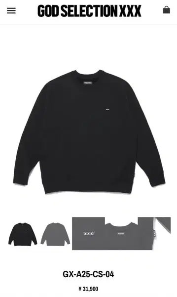 GOD SELECTION XXX 맨투맨