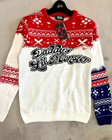 정품! 할리 퀸 크리스마스 스웨터