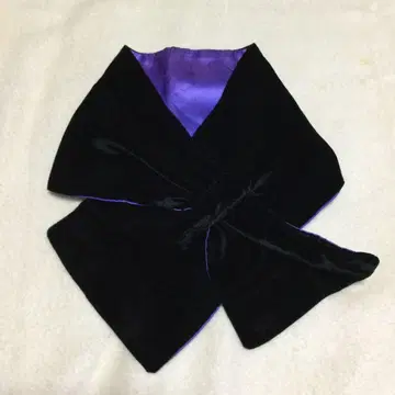 SCARF 블랙 퍼플 MADE IN ENGLAND